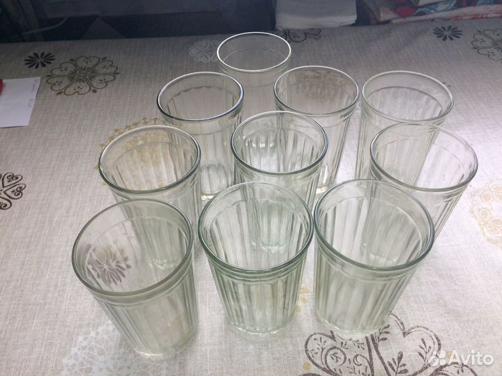 Граненые стопки и стаканы СССР