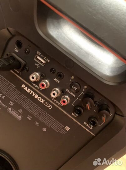 Колонка jbl partybox 200