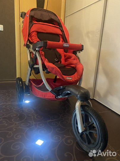 Коляска chicco active 3 +утепленный конверт