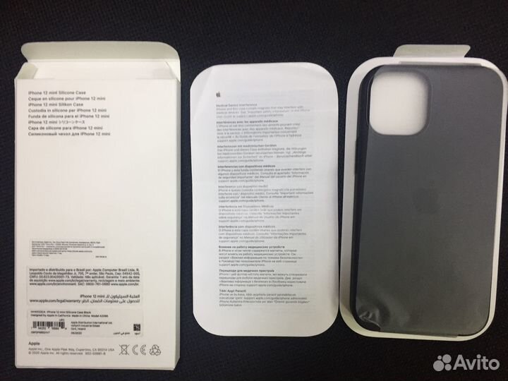 Чехол на iPhone 12 mini силикон (оригинал)