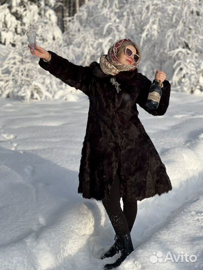 Шуба женская натуральная 42 46