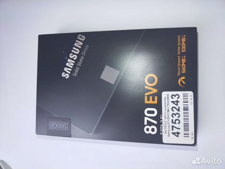 Samsung 870 EVO 500 гб