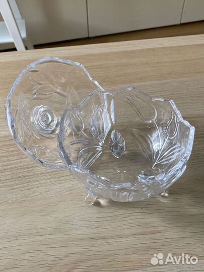 Сахарница, конфетница Rosenberg стекло