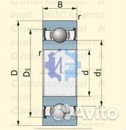 Подшипник JD8537 john deere OEM