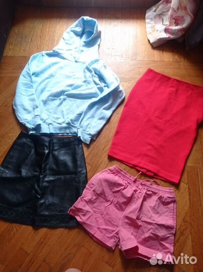 5 пакетов женской одежды 40-44, обувь 37-38