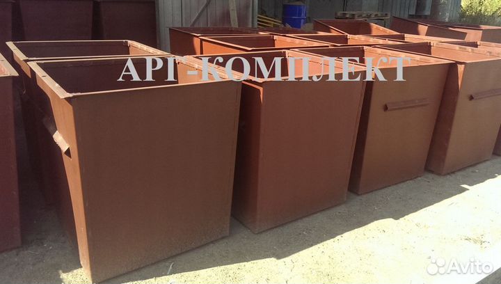 Мусорный контейнер тбо- 2 мм 0,75 м3