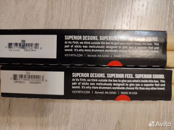Барабанные палочки Vic Firth