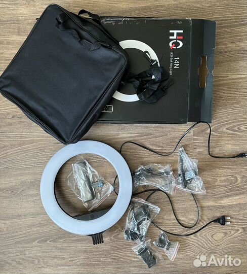 Большая кольцевая лампа + штатив в подарок