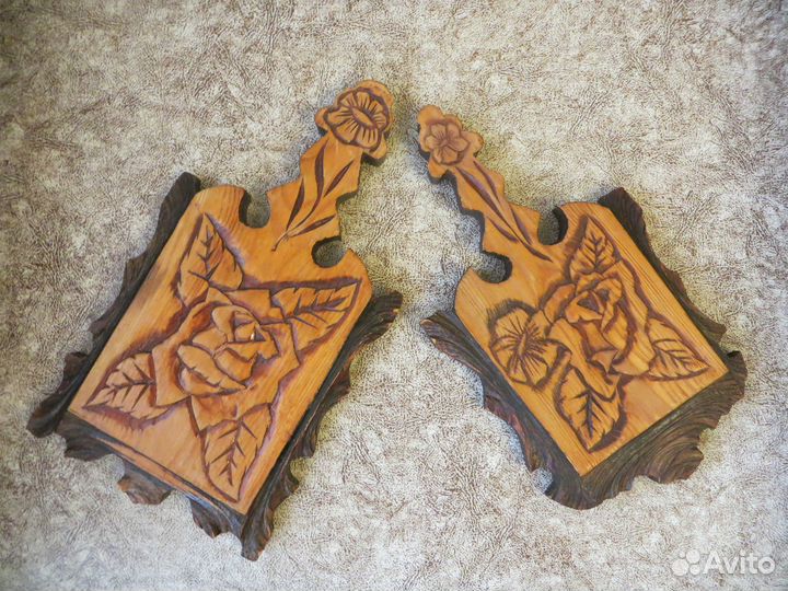 Подарочные разделочные доски из дерева (2 штуки)