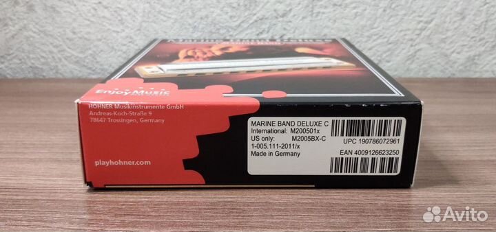 Губная гармошка Hohner Marine Band Deluxe C