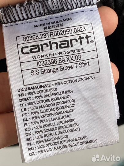 Футболка carhartt wip m