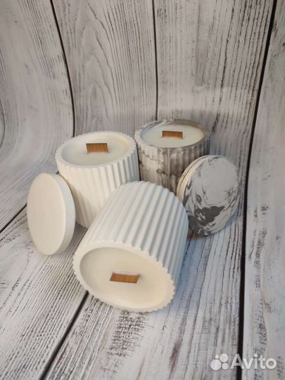 Натуральные свечи с ароматом *Молекула 02*