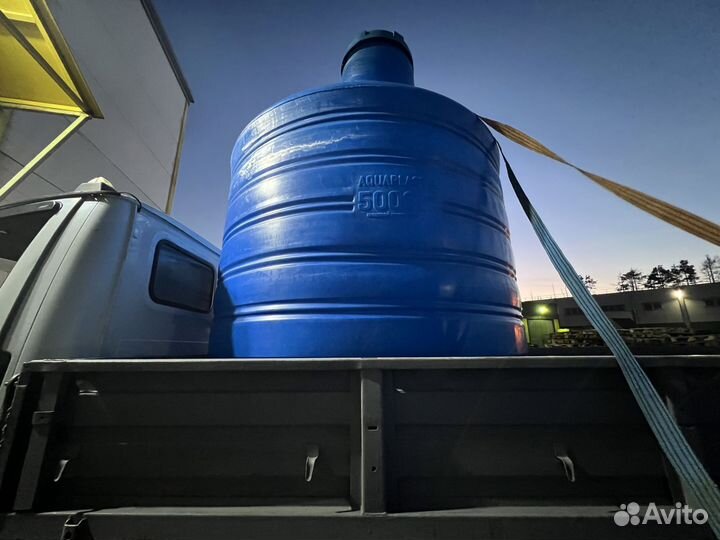 Емкость пластиковая 5 м3 для сыпучих продуктов (ве