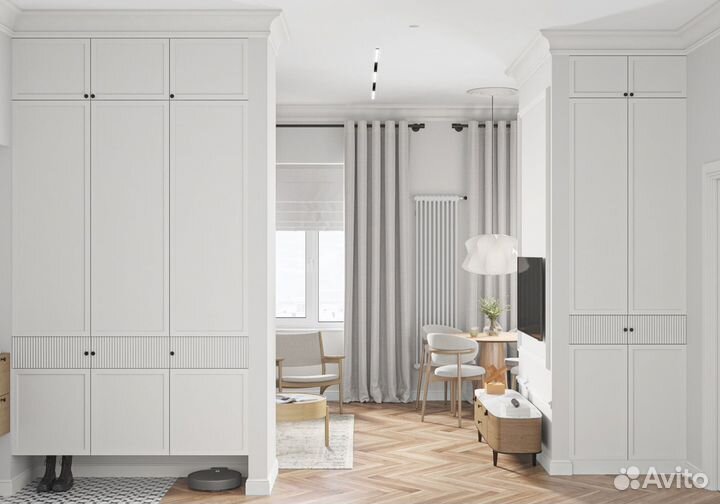 Шкаф зеркальный распашной