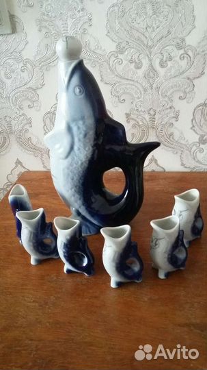 Сервиз советский рыбки