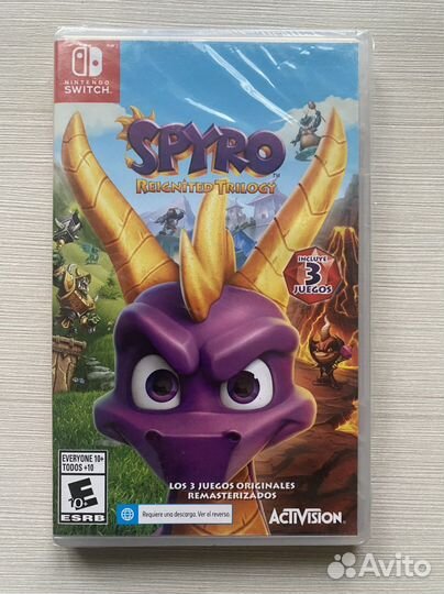 Spyro Reignited Trilogy (Новый) Nintendo Switch