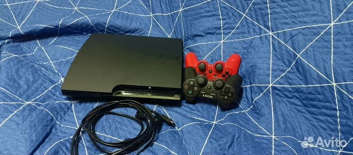 Игровая приставка ps3 super slim прошитая