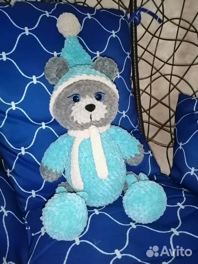 Игрушка ручной работы, мишка