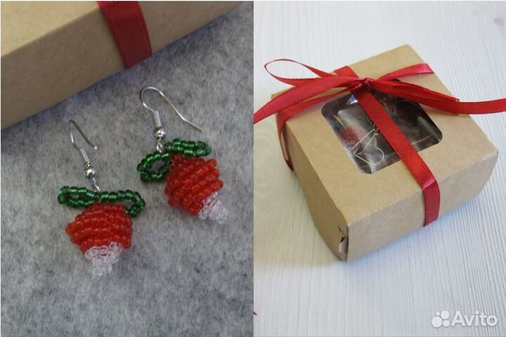 Серьги Луны Лавгуд в подарочной коробке 