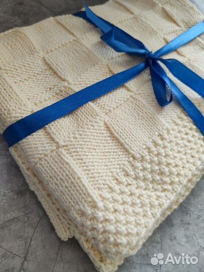 Вязаный плед