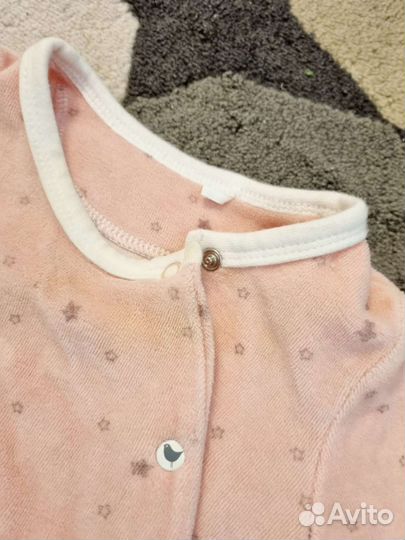 Комбинезон тёплый для девочки 3-6 мес