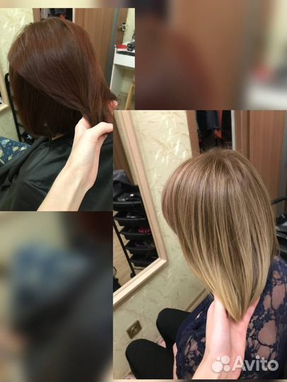 Окрашивание волос