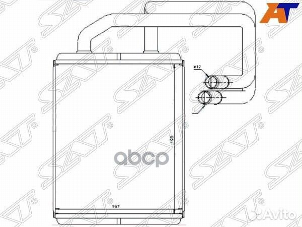 Радиатор Отопителя Салона Kia Cerato 04-09 STK