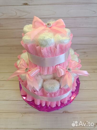 Торт из подгузников