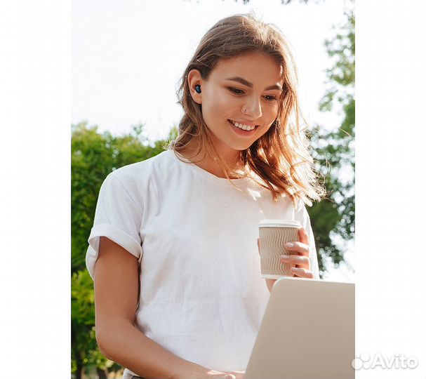 Наушники беспроводные TWS Prolike TNC07 с активным