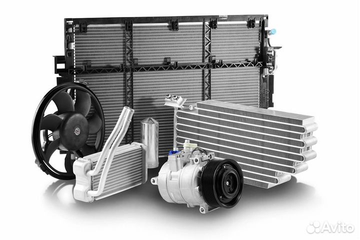 Радиатор охлаждения Ауди 100 C3 86-90 2.0-2.3 коро