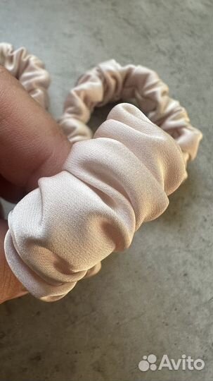 Набор резинок для волос из фуляра (шелк)