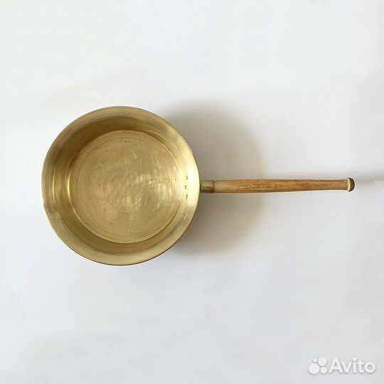 Латунный таз 5,5Л СССР с ручкой