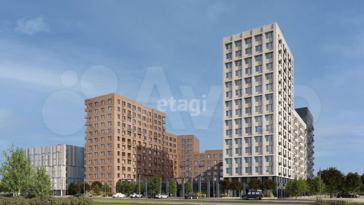 4-к. квартира, 91 м², 10/16 эт.