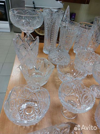 Хрусталь СССР в ассортименте