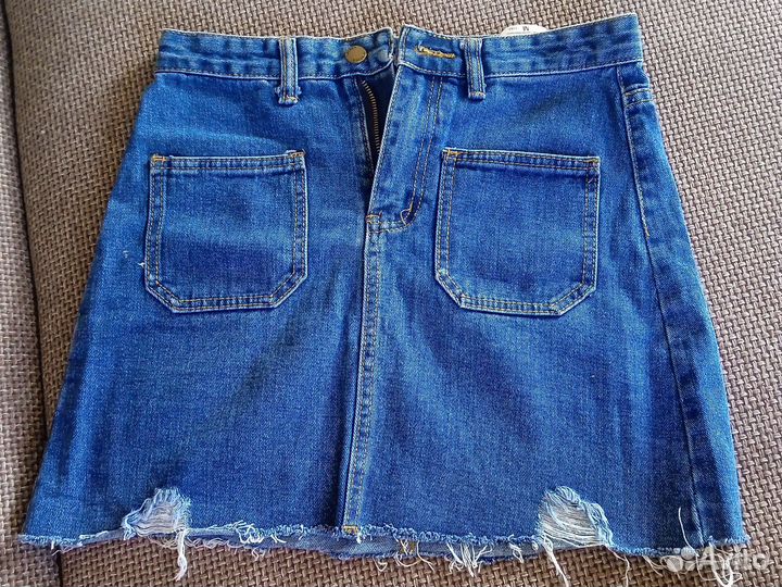 Юбка джинсовая