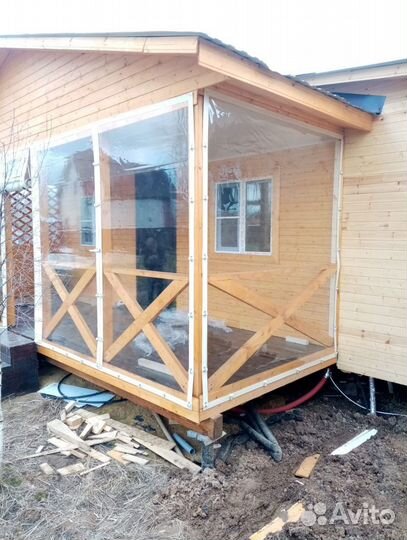 Мягкие окна для беседки