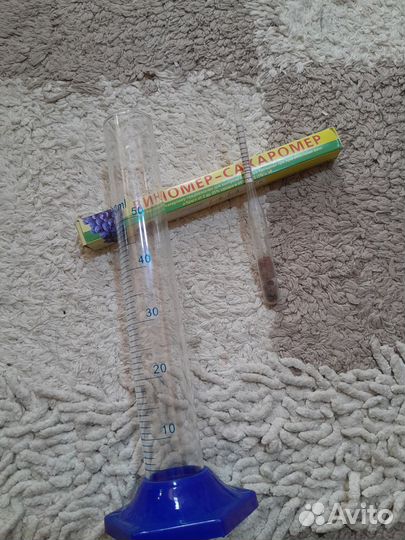 Колба, спиртометр,винометр