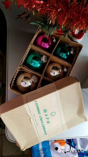 Ёлочные шары СССР