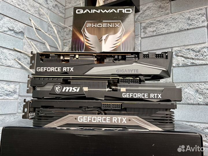 Видеокарта Rtx 3070 8GB Gigabyte/Msi/Пломба