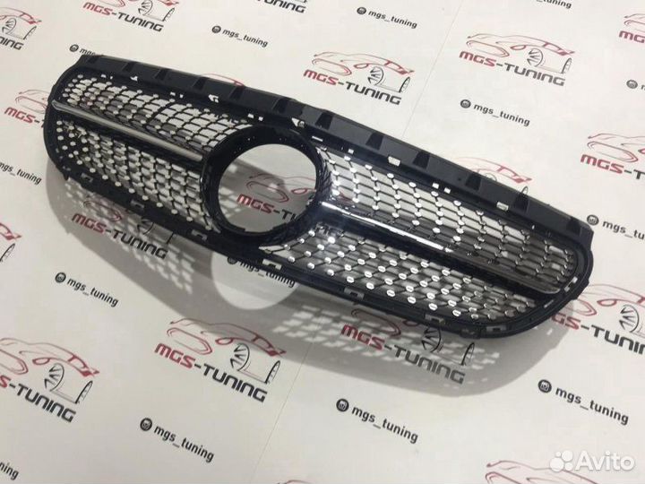 Решетка Mercedes B-Class w246 Diamond Black