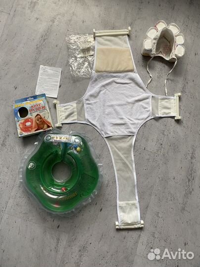 Набор для купания: шапка, круг и гамак