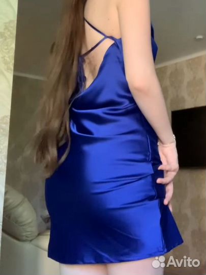 Синее Платье mohito