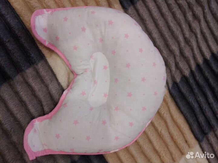 Подушка для новорожденных с валиком