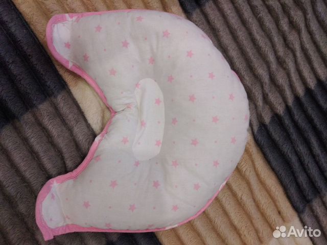 Подушка для новорожденных с валиком