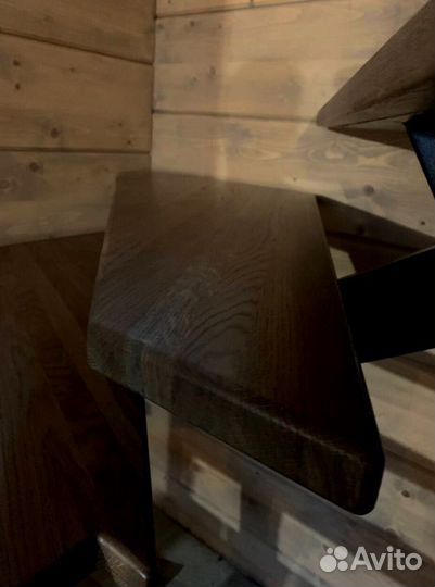 Перила деревянные с монтажем