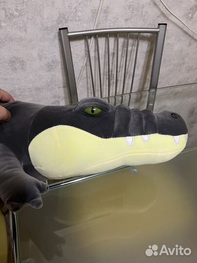 Метровый велюровый крокодил