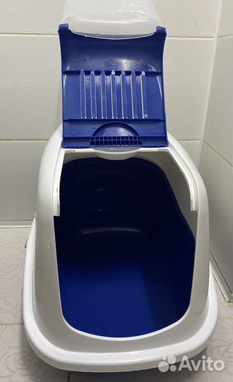 Кошачий туалет домик