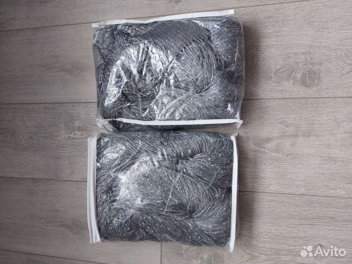 Шторы нитяные люрекс