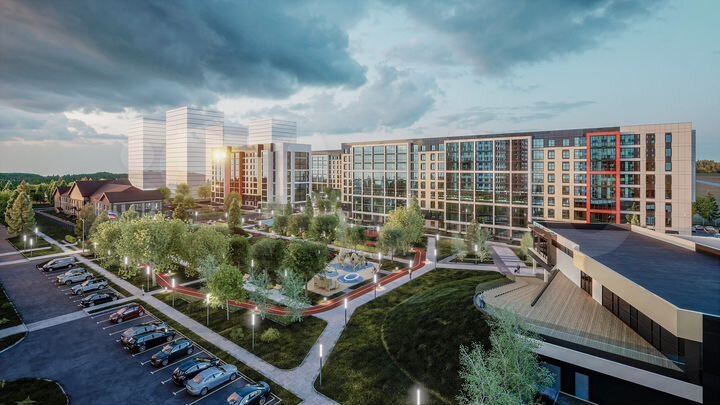 2-к. квартира, 55 м², 16/18 эт.