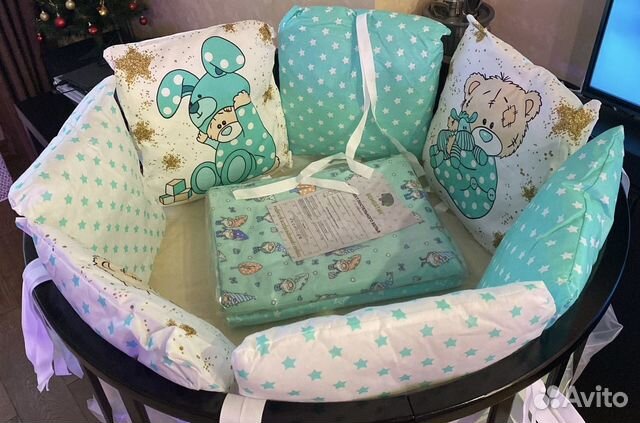 Бронь до 12.08Бортики в детскую кроватку